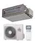 Preview: Mitsubishi Heavy S-Serie FDUM Monosplit Kanalgerät-Set - FDUM40VH + SRC40ZSX-W1 - 4,0 kW