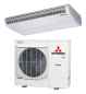 Preview: MITSUBISHI HEAVY Deckenunterbaugeräte-Set FDE125VH + FDC125VSA-W - 12,5 kW