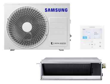 SAMSUNG BAC Kanaleinbaugerät Set Kühlen 5.0 kW | Heizen 6.0 kW AC052RNMDK KB
