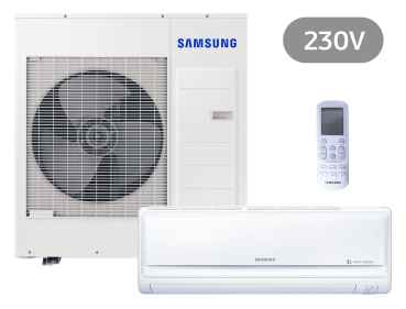 SAMSUNG BAC REGULAR Wandg. Set Kühlen 9.5 kW | Heizen 10.8 kW  AC100RNTDK IR + 230 V