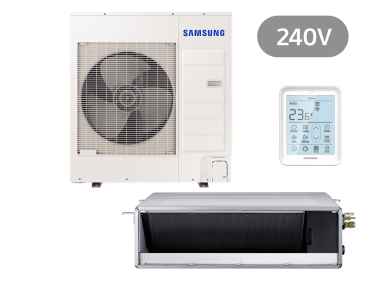 SAMSUNG BAC Kanaleinbaugerät Set Kühlen 13.4 kW | Heizen 15.5 kW AC140RNMDK SH10N 240V