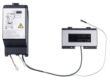 4-stufiger-Regler mit RaumthermostatElektron. Smart-Touch-Regler (on board)4-stufiger Regler mit RaumthermostatEKRTCTRL2Elektronischer Smart-Touch-Regler (onboard) mit Raumthermostat zur 4-stufigenRegelung des Ventilators.