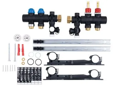 Heizkreisverteiler Kunststoff, RMX 22-fach Verteiler, Maße 44 x 20 cmDAIKIN Heizkreisverteiler Kunststoff,RMX 2Typ: ECOLLECTRMX2Afür alle DAIKIN Fußbodenheizungs-und Heizkörperanbindungs-Systeme:- Wärmestabilisiertes,glasfaserverstärkt