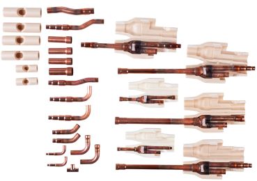 Verbindungskit für Multi AußengeräteTyp BHFQ23P1357DAIKIN Verbindungs-KitBHFQ23P1357Verbdingssatz für VRV AußengeräteVerbindungskit für Kupferrohrleitung,für drei Modul-Außengeräte.