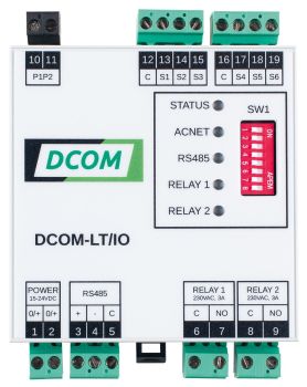 DCOM Gateway für Kaskaden I/O zurVerbindung WP und Kaskadenregler EKCC-WDCOM-Gateway (Modbus RTU-Interface)DCOM-LT/IOGeeignet zum Überwachen und Steuern derDAIKIN Altherma Innengeräte.Als Interface für ein BMS geeignet.