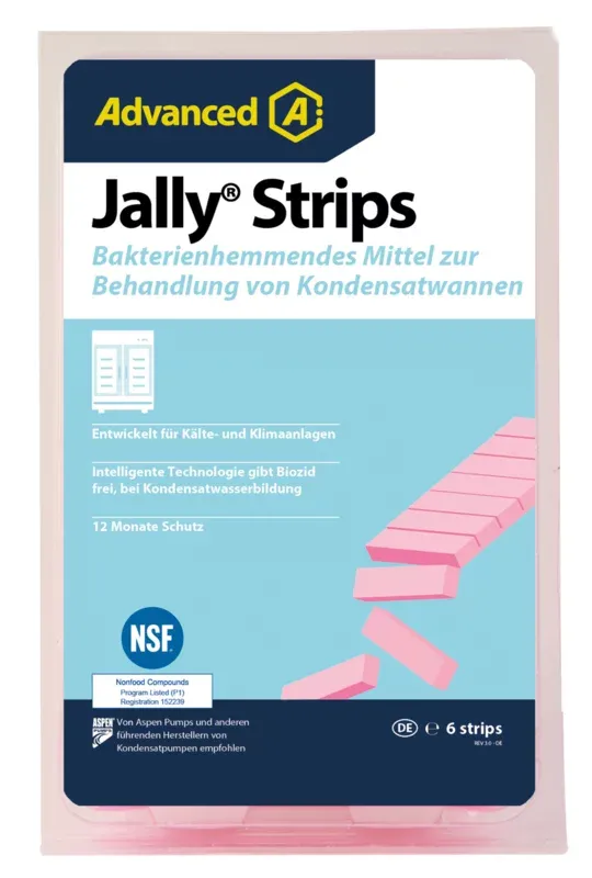 NSF JallyStrips Groß Gel-Streifen Packung 6 Stück für Kondensatwannen von Klimaanlagen