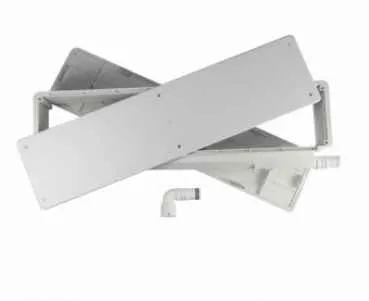 Installationsbox mit Kondensatwanne, Abfluss seitlich/unten 530x103x63 mm