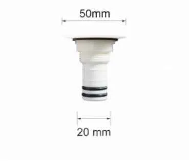 Behälteranschluss 1/2"" Außengewinde, 20 mm Schlauchanschluss