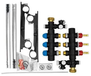 Heizkreisverteiler Kunststoff, RMX 33-fach Verteiler, Maße 44 x 25 cmDAIKIN Heizkreisverteiler Kunststoff,RMX 3Typ: ECOLLECTRMX3A