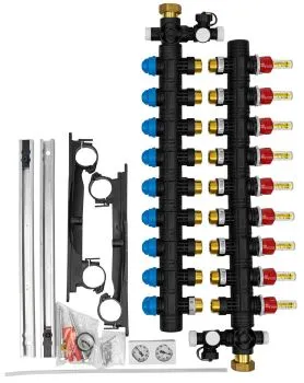 Heizkreisverteiler Kunststoff, RMX 99-fach Verteiler, Maße 44 x 55 cmDAIKIN Heizkreisverteiler Kunststoff,RMX 9Typ: ECOLLECTRMX9A