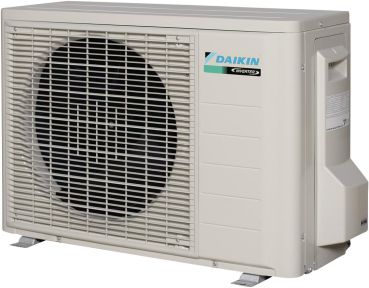 DAIKIN R32 EMURA AußengerätTyp RXJ25M9 Wärmepumpe R32DAIKIN R32 EMURA AußengerätTyp: RXJ25M9GeräteaufbauDAIKIN Split-Wärmepumpen-Außengerät alsInverter-gesteuerte Kompressor-/Kondensatoreinheit untergebracht ineinem wetterfesten, verzink