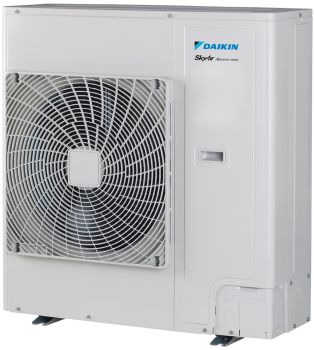 DAIKIN R-32 SkyAir A-Serie AußengerätTyp RZASG140MY1 R-32 Advance SerieDAIKIN R32 Sky Air AußengerätAdvance SeriesFür den Kühl- oder HeizbetriebTyp: RZASG140MY1GeräteaufbauDAIKIN R32 Sky Air Außengerät alsdrehzahlgeregelte Kompressor-/