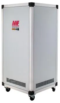 DAIKIN LuftreinigerTyp Astro Pure BR00000554Astro Pure LuftreinigerBR00000554Mit hoher Filterleistung durchleistungsstarke HEPA-FilterAstro Pure AP 2000Model BR00000554Eigenständige HEPA Lüftungseinheit imUmwälzbetrieb für Bereiche