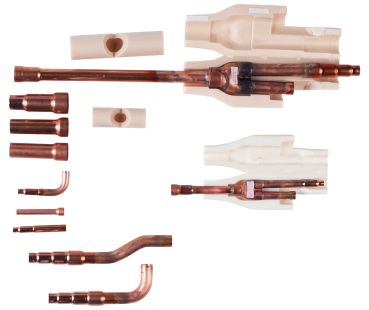 Verbindungs-Kit fürZweileiter-Systeme-WärmepumpenDAIKIN Verbindungs-Kit BHFA22P1007Verbdingssatz für VRV 5 Außengeräte(RXYA-A)Verbindungskit für Kupferrohrleitung,für zwei Modul-Außengeräte.