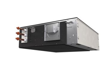 Mehrfach-Verteilerboxfür VRV 5 Heat RecoveryDAIKIN VRV 5 R32Rohrleitungsumschalteinheit BSSV-VerteilerboxTyp: BS6A14AV1BKompakteinheit für das unabhängigeUmschalten zwischen Heiz- undKühlbetrieb, an bis zu 4 Rohrabgängen.Kompatibel