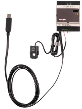 Stromsensor bei PV-Anwendungfür HomeHub, 1-phasige WärmepumpenDAIKIN Stromsensor für DAIKIN HomeHubEKCSS1PStromsensor für DAIKIN HomeHub bei 1-phasigen Hausanschlüssen.Anschluss über beiliegendesVerbindungskabel.