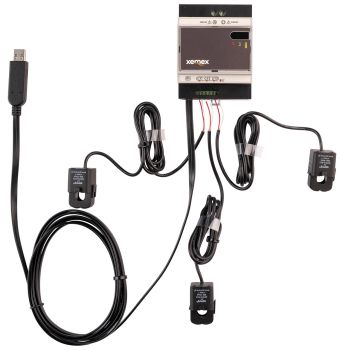 Stromsensor bei PV-Anwendungfür HomeHub, 3-phasige WärmepumpenStromsensor für DAIKIN HomeHubEKCSS3PStromsensor für DAIKIN HomeHub bei 3-phasigen Hausanschlüssen.Anschluss über beiliegendesVerbindungskabel.