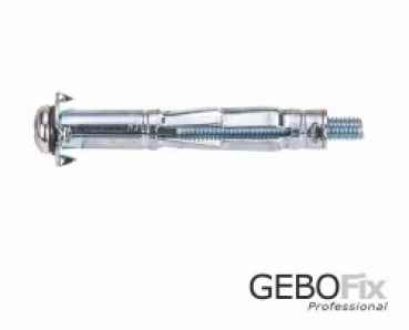 Hohlraum Metalldübel L6-88/1, 12x80, f. PS 33-49 mm, M6x88, 50 Stk.