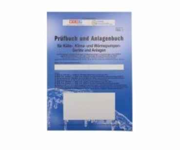 Prüf- und Anlagenbuch blau