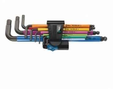 Wera 950/10 Hex-Plus HF 1 Multicolour Winkelschlüsselsatz, 9tlg