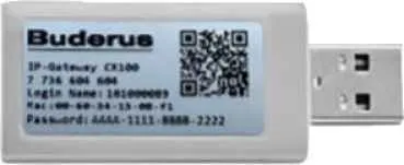 Logacool IP-Gateway CX100 Konnektivität zur App MyBuderus