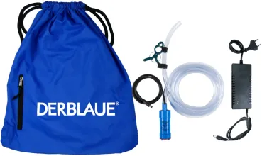 DERBLAUE- Pumpsystem (EU) 12V Pumpe Inkl. Netzteil-Schlauch-Beutel