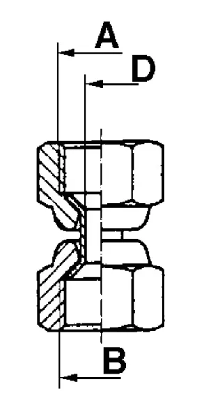 Doppelmutter DM 7/8"UNF