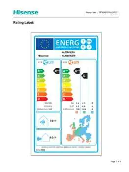 Hisense Energy SE Wandgerät-Set KA25MR0EG + KA25MR0EW - 2,6 kW