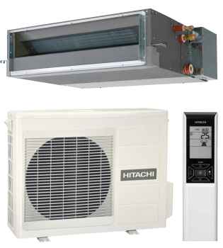 HITACHI Kanalgerät - Set RAD-35RPE + RAC-35NPE - 3,5 kW