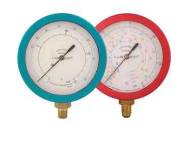 Blondelle Druckmanometer -1/+45bar 80mm R448a/R449a ölgefüllt