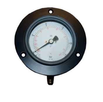 Haenni Saugmanometer -1/+12,5bar 80mm R22 Glyzerin Rand vorne