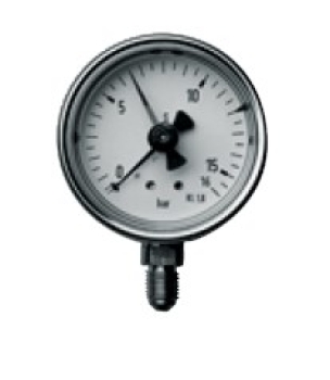 Hansa Manometer m.Schleppzeiger f. Überdrucksicherheitsventil 7/16"