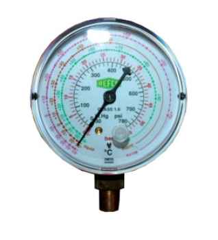 Refco Druckmanometer 80mm 1/8"NPT M5-500-DS-Multi