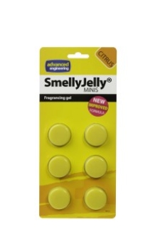 Duftgel f.kleine Klimaanlage SmellyJelly Mini Zitrusduft (gelb)
