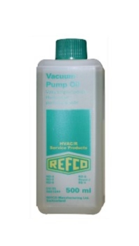 Refco Vakuumpumpenöl DV 05 / Plastikkanne 0,50L