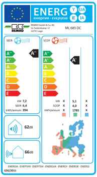 REMKO ML 685 DC Wandgerät-Set - 7.2 kW