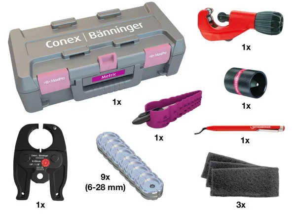 IBP Werkzeugset B MaxiPro metrisch MPMTOOLCASE 6-28 mm im Koffer