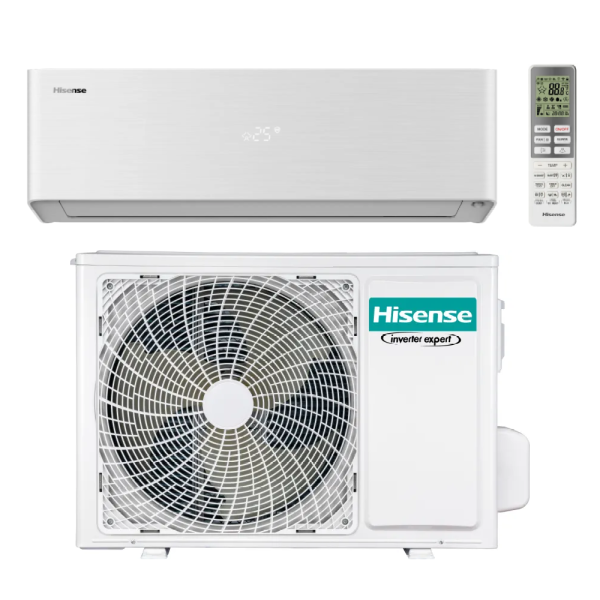 Hisense Energy Pro X QH25XV4AG + AS25XV4EW Klimaanlage Weiß 2,6 kW