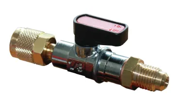 Refco Kugelventil zu Füllschläuchen CA-1/2"-20UNF-R rot