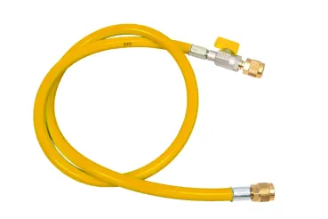 Refco Füllschlauch 60bar CA-CL-72 Y 1800mm gelb m.Kugelventil