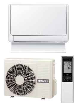 Hitachi RAF-25RXE + RAC-25FXE – Truhengerät-Set 2,5 kW R32 – Split-Klimaanlage