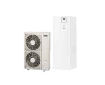 HITACHI Yutaki S Combi Luft / Wasser-Wärmepumpe Set RWD-5.0NWE-200S + RAS-5WHNPE - 200l - 400V Ausführung