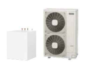 HITACHI Yutaki S80 Hochtemperatur-Wärmepumpe Set RWH-4.0VNFE + RAS-4WHVNPE - 230V Ausführung