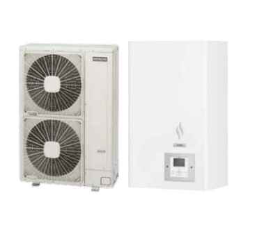 HITACHI Yutaki S Luft / Wasser-Wärmepumpe Set RWM-8.0NE + RAS-8WHNPE - 400V Ausführung