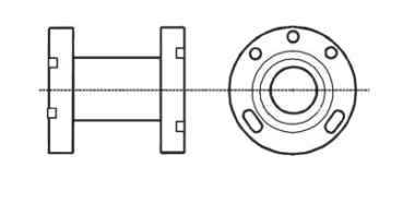 Alco Adapter für OM3/OM4/OW4 OM0-CUA 3 + 4 Loch Flansch