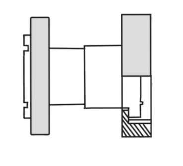 Alco Adapter für OM3/OM4/OW4 OM0-CCE 1-1/4" Rotalock