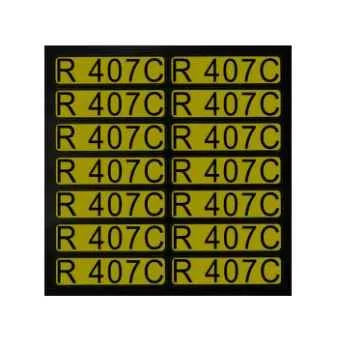 Aufkleber für Richtungspfeile R407C (1 Satz = 14 St.)