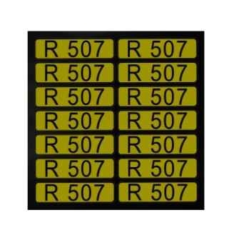 Aufkleber für Richtungspfeile R507 (1 Satz = 14 St.)