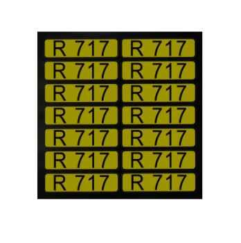 Aufkleber für Richtungspfeile R717 (1 Satz = 14 St.)