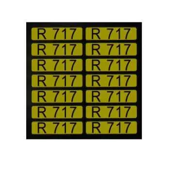 Aufkleber für Richtungspfeile R717 (1 Satz = 14 St.)